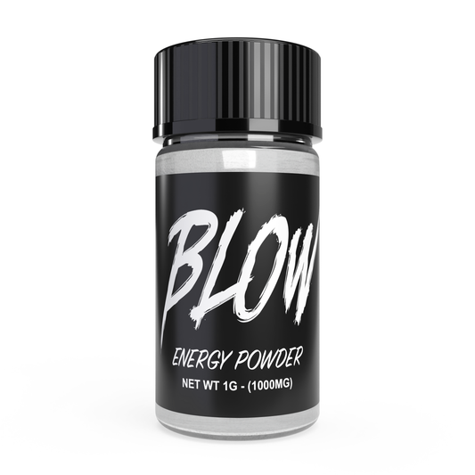 Blow Energy Powder - 1g Container - 10 Pack (400mg Caffeine Per Vial)